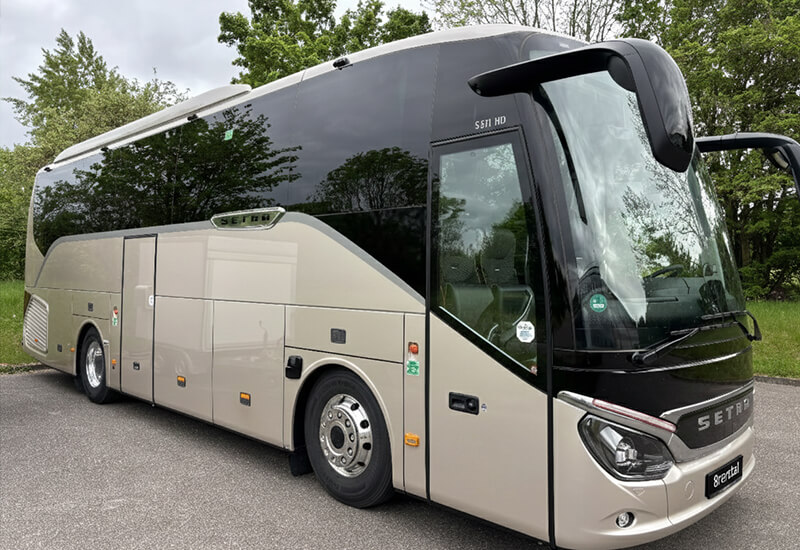 Setra 35-seat coach, side view